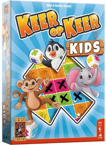 999 Games dobbelspel Keer op Keer Kids - kleurrijk kinderspel vanaf 5 jaar