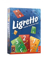 999 Games kaartspel Ligretto blauw - familiespel - actiespel