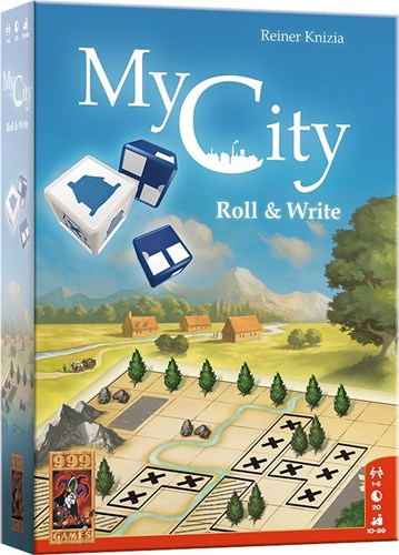 999 Games bordspel My City Roll & Write dobbelspel reisspel-2