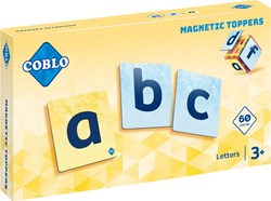 Coblo speelgoed magnetische tegels toppers kleine letters 60 stuks