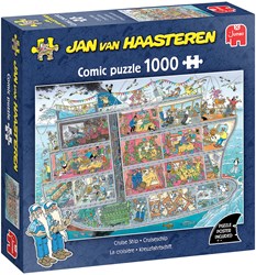 Jumbo legpuzzel Jan van Haasteren Cruise Ship 1000 stukjes cartoon