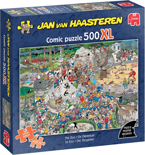Jumbo legpuzzel Jan van Haasteren 500XL dieren dierentuin XL puzzelstukjes
