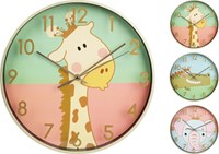 Wandklok speelgoed kleurrijk 25cm voor kinderen - educatief