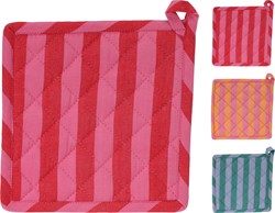 Koopman pannenlap textiel Stripe 20x20cm keukenaccessoire