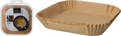 Bakpapier airfryer vierkant 20x20cm 50 stuks voor keukenplezier