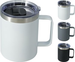 Koopman drinkbeker RVS thermo cup 350ML voor kinderen - assorti