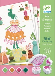 Djeco stempels Flower girls