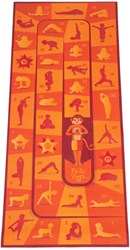PedaYoga yogamat voor kinderen - speelmat met yoga oefeningen en bordspel