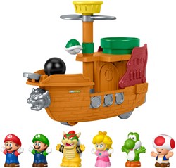 Fisher-Price speelgoed Super Mario luchtschip voor peuters en kleuters