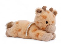 One Love knuffel giraffe Willow geel en bruin - zachte pluche speelgoed-3