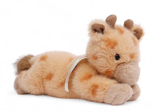 One Love knuffel giraffe Willow geel en bruin - zachte pluche speelgoed-3
