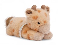 One Love knuffel giraffe Willow geel en bruin - zachte pluche speelgoed