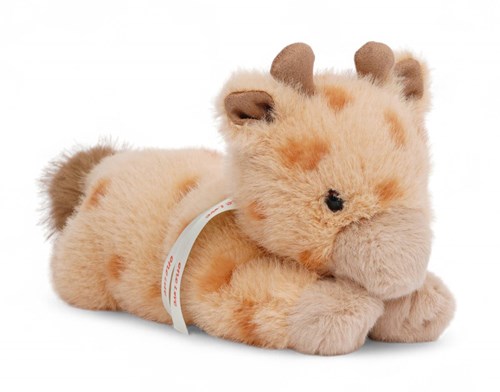 One Love knuffel giraffe Willow geel en bruin - zachte pluche speelgoed