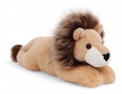 One Love knuffel leeuw Leonard geel bruin - zachte pluche speelgoed