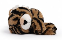 One Love knuffel tijger Zenda geel zwart - zachte pluche knuffel