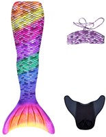Kuaki zeemeerminstaart speelgoed set Rainbow M - magisch zwemavontuur