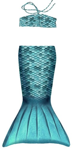 Kuaki zeemeermin peuter set turquois XS - zwemstaart voor kinderen-3