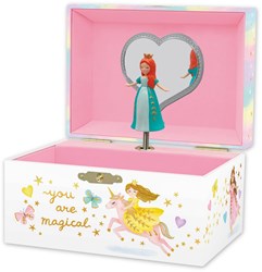 Giggle and Honey muziekdoos juwelen prinses roze sieradendoos kind