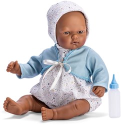 Asi babypop Oli 30cm - zachte pop met wit rompertje speelgoed