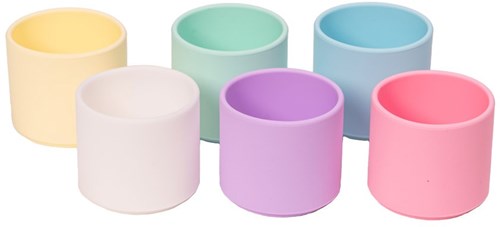 Dena stapelbekers pastel - kleurrijk speelgoed voor kinderen-3