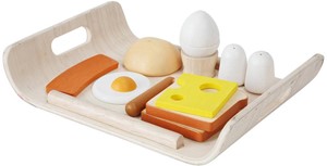 Plan Toys houten ontbijt set