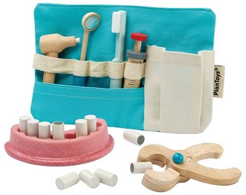 PlanToys Houten Speelgoed Tandarts-set