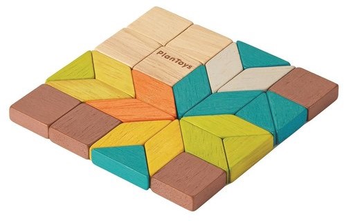 Plan Toys houten puzzel  mozaïek