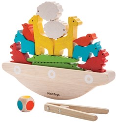 PlanToys Houten Speelgoed Balancerende boot