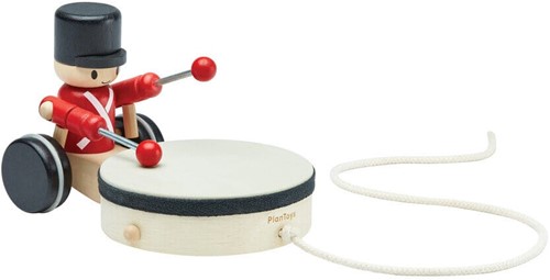 PlanToys Houten Speelgoed Trek mee Drummer