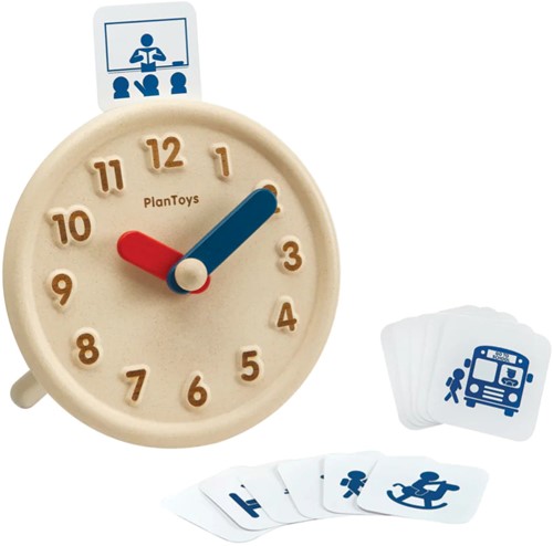 PlanToys Houten Speelgoed Activiteitenklok