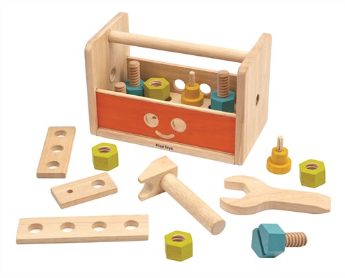 Plan Toys houten gereedschapskist 