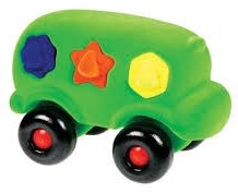 Rubbabu Shape Sorter Bus Green rubbabu kopen in de aanbieding Rubbabu Shape Sorter Bus Green rubbabu kopen in de aanbieding