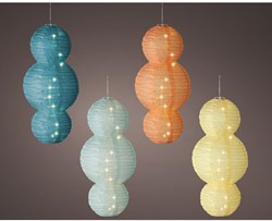 Lumineo solar lantaarn kinderlamp LED warm wit licht meerkleurig