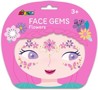 Avenir gezicht versiering stickers - bloemen - zelfklevende edelstenen