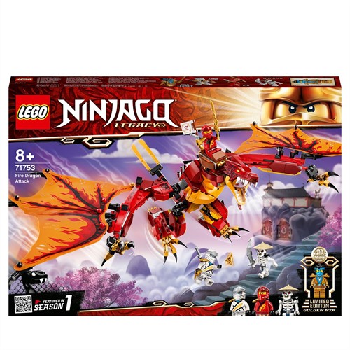 LEGO NINJAGO Legacy Vuurdraak Aanval Speelgoed 71753