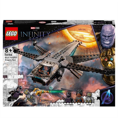 LEGO Marvel Super Heroes Marvel Black Panther Dragon Flyer Set 76186