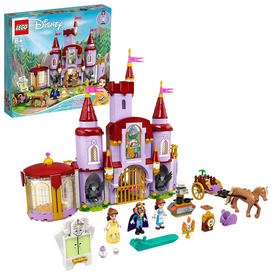 vraag naar Vermelden Rose kleur LEGO Disney Princess Disney Belle en het Beest kasteel speelgoed 431 kopen?