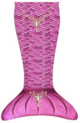 Kuaki zeemeermin deken Princess - zachte fleece kinderdeken roze