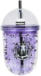 Blue Sky Studios Wednesday boba beker - drinkbeker met rietje - 350 ml