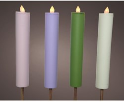 HH - Lumineo solar tuin fakkel kunststof 90cm warm wit licht