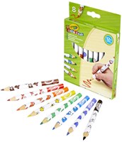 Crayola kleurpotloden - Mini Kids dikke kleurpotloden 8 stuks