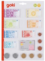 Goki Speelgeld dieren speelset met creditcard en muntgeld, educatief speelgoed-2