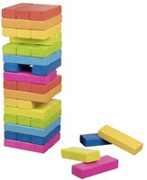 Goki behendigheidsspel regenboog toren houten speelgoed-2