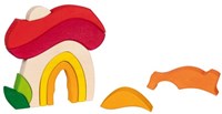 Goki Paddestoelenhuisje houten speelhuisje fantasie speelgoed-2