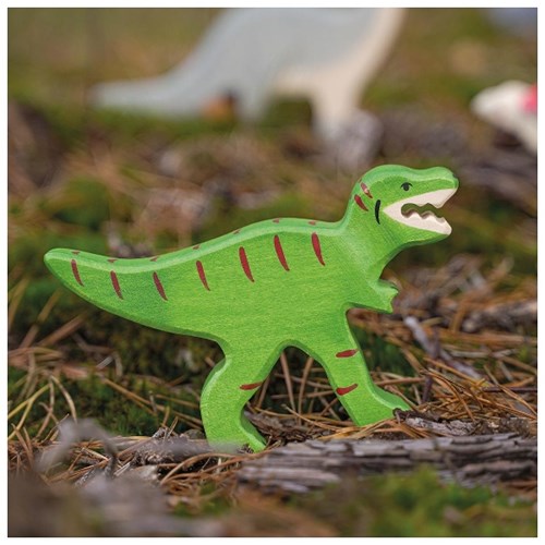 Holztiger houten dinosaurus Tyrannosaurus Rex speelfiguur-2