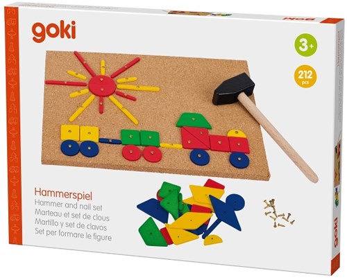 Goki XXL Hamertje Tik bouwset - houten speelgoed creatief-3