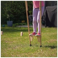 Goki houten stelten - 177cm verstelbare buiten speelstelten-3