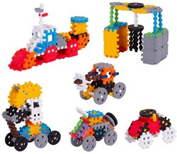 Marioinex bouwblokken Mini Waffle - 300 stuks constructieset multicolor