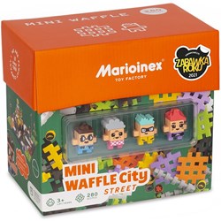Marioinex bouwblokken Mini Waffle Street - 280 stuks - educatief speelgoed