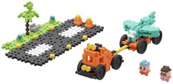 Marioinex bouwset Mini Waffle Air Show 148 stuks - creatief speelgoed